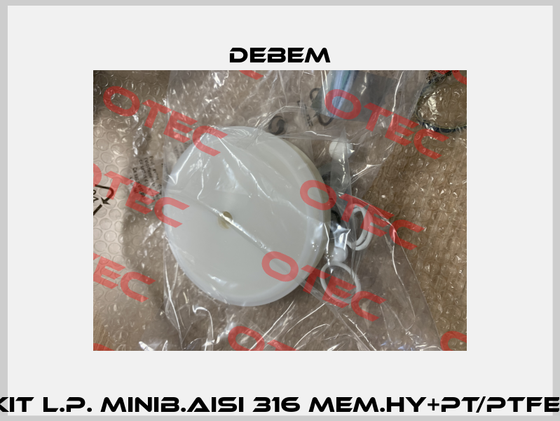 KIT L.P. MINIB.AISI 316 MEM.HY+PT/PTFE/ Debem