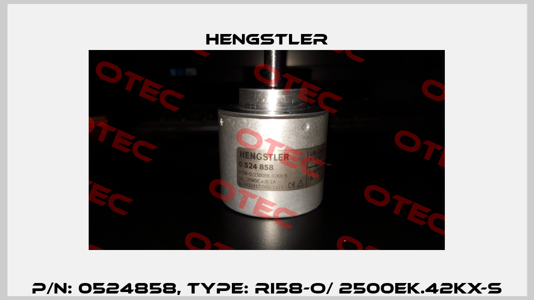 P/N: 0524858, Type: RI58-O/ 2500EK.42KX-S Hengstler