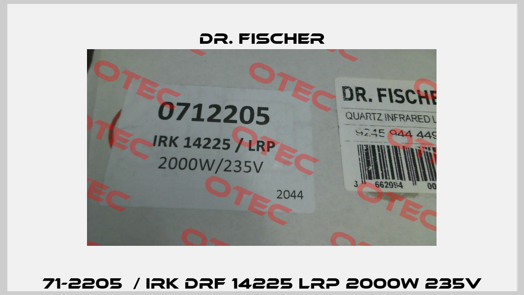 71-2205	/ IRK DRF 14225 LRP 2000W 235V Dr. Fischer