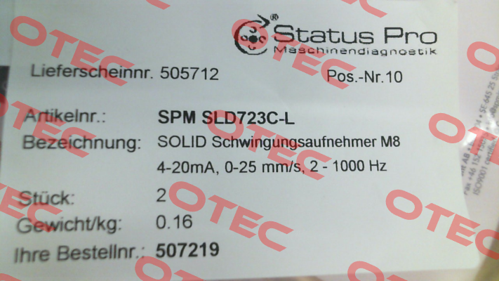 SLD723C-L SPM Instrument