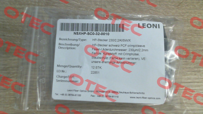 NSXHP-SC0-32-0010 Leoni