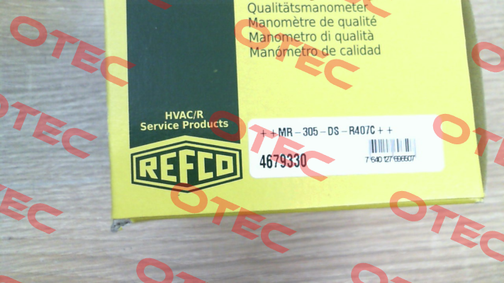 p/n: 4679330, Type: ++MR-305-DS-R407C++ Refco