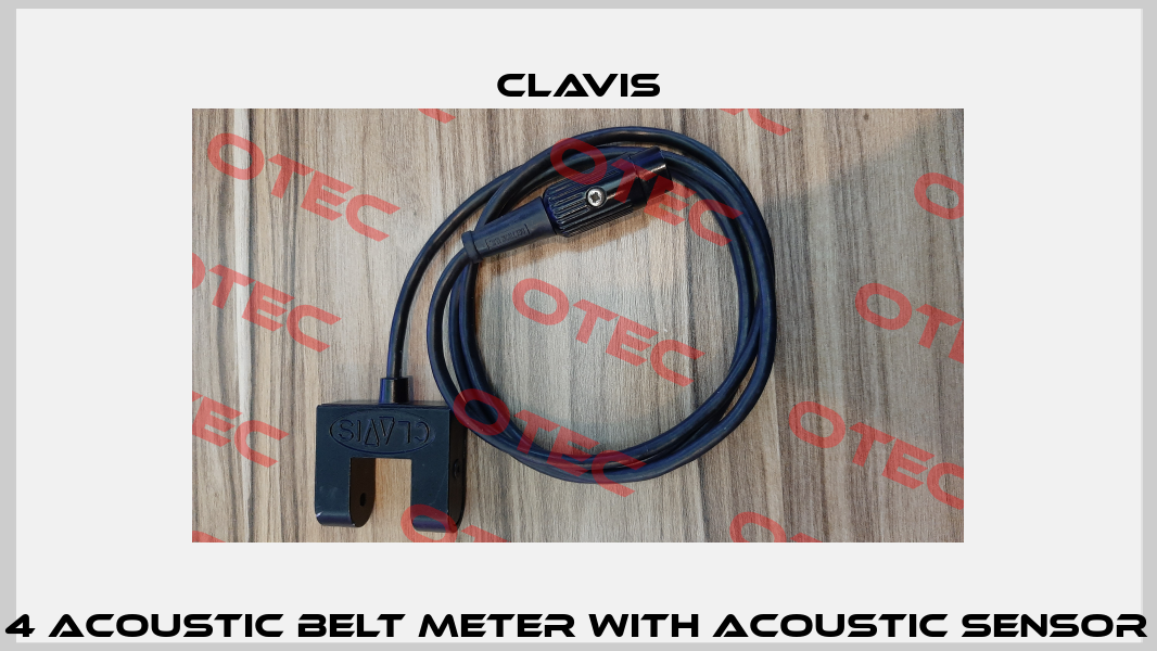 Type 4 acoustic belt meter with acoustic sensor head Clavis