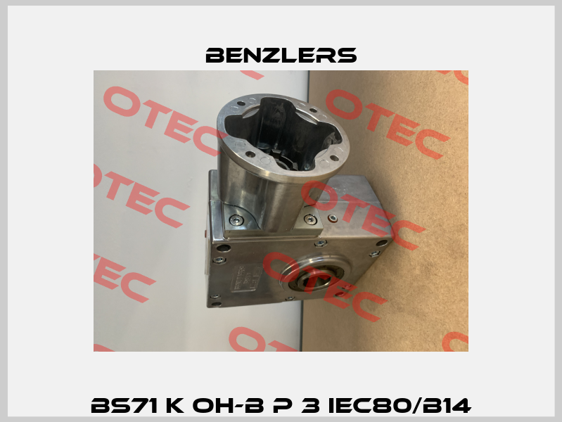 BS71 K OH-B P 3 IEC80/B14 Benzlers