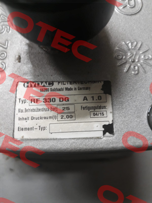RF330DG A1.0 Hydac