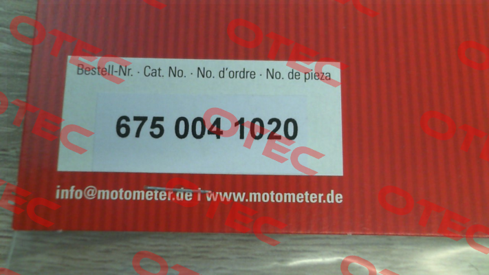 6750041020 Motometer