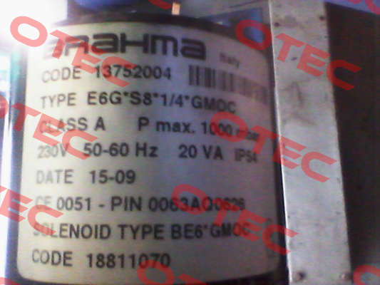 E6G*S8 R1/4" B/BE6*GMOC (81.00110) (stock) Brahma