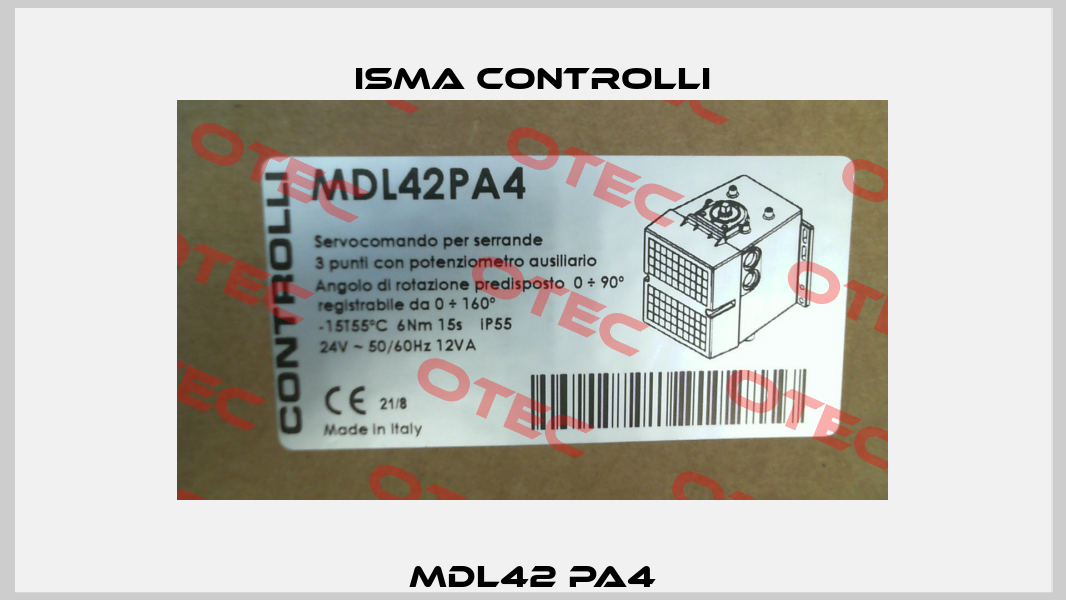 MDL42 PA4 iSMA CONTROLLI