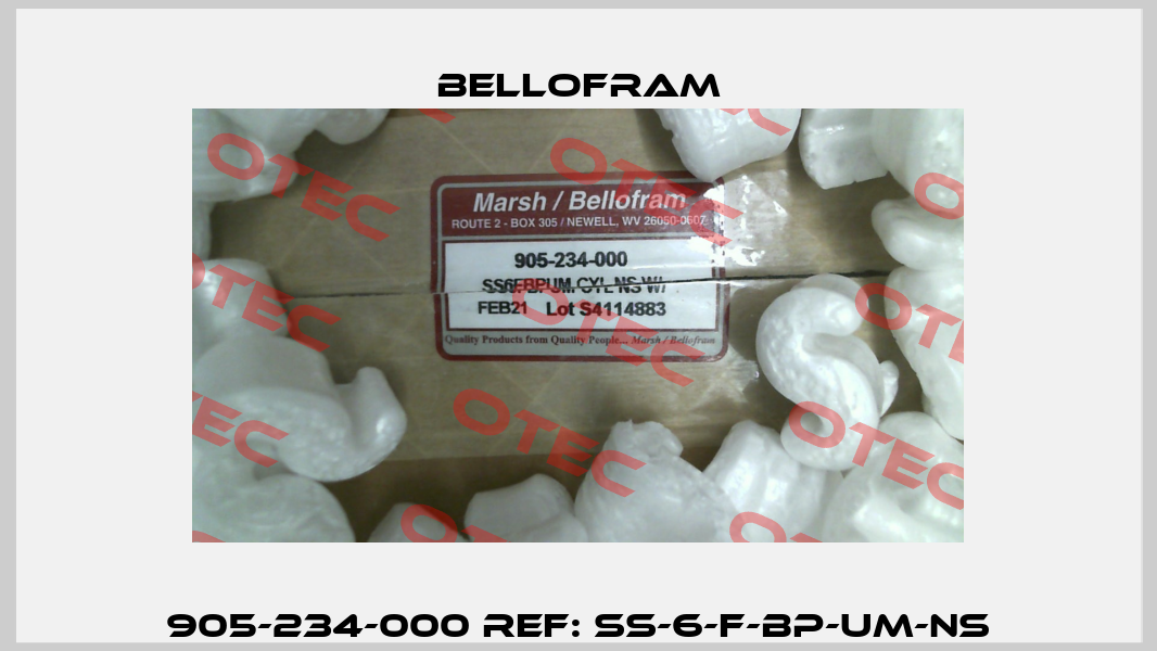 905-234-000 Ref: SS-6-F-BP-UM-NS Bellofram