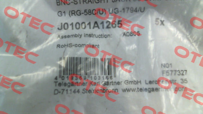 J01001A1265 Telegaertner