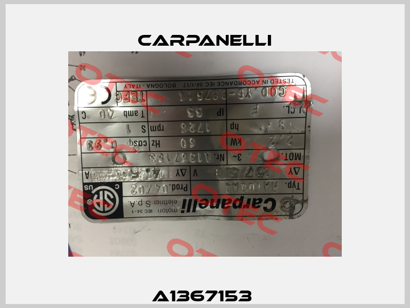 A1367153  Carpanelli