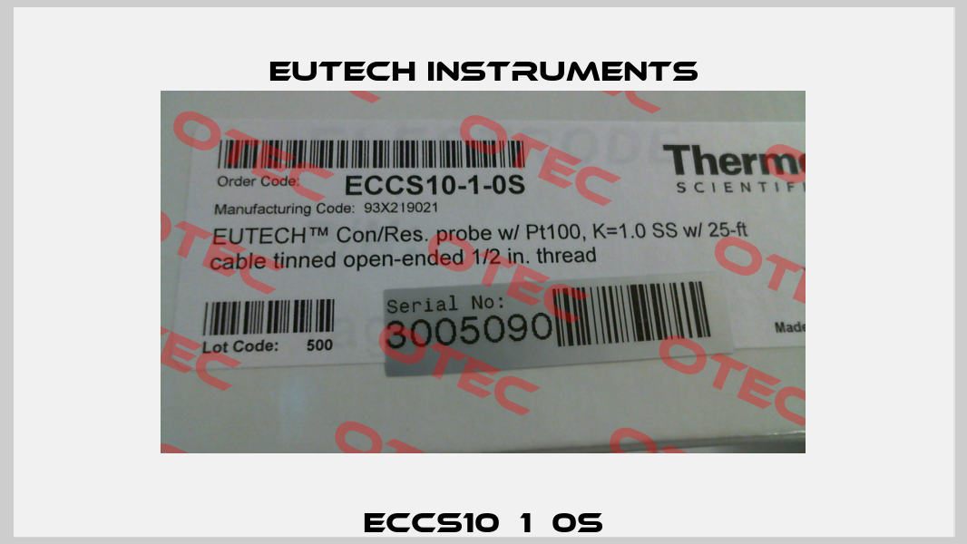 ECCS10­1­0S Eutech Instruments