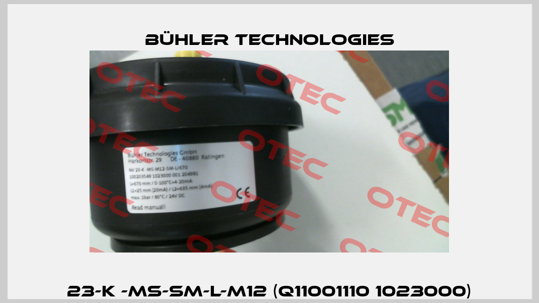 23-K -MS-SM-L-M12 (Q11001110 1023000) Bühler Technologies