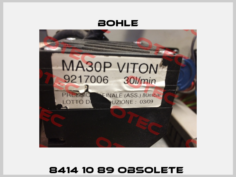 8414 10 89 obsolete  Bohle