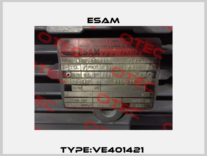 Type:VE401421  Esam