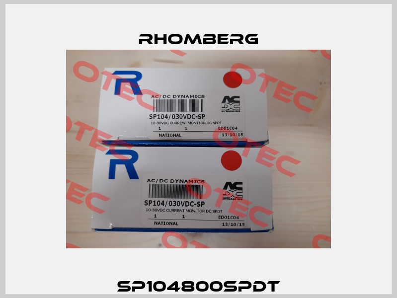 SP104800SPDT Rhomberg