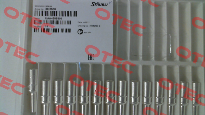 30.0500 SP8/25 Staubli