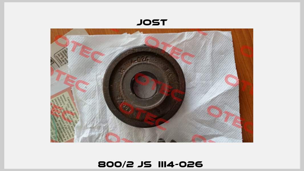 800/2 JS  III4-026  Jost