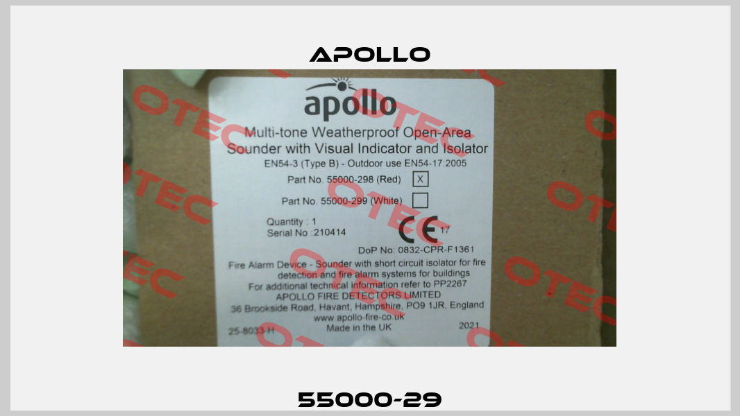 55000-29 Apollo