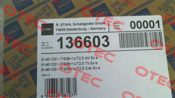 8146/1031, 136603 Stahl