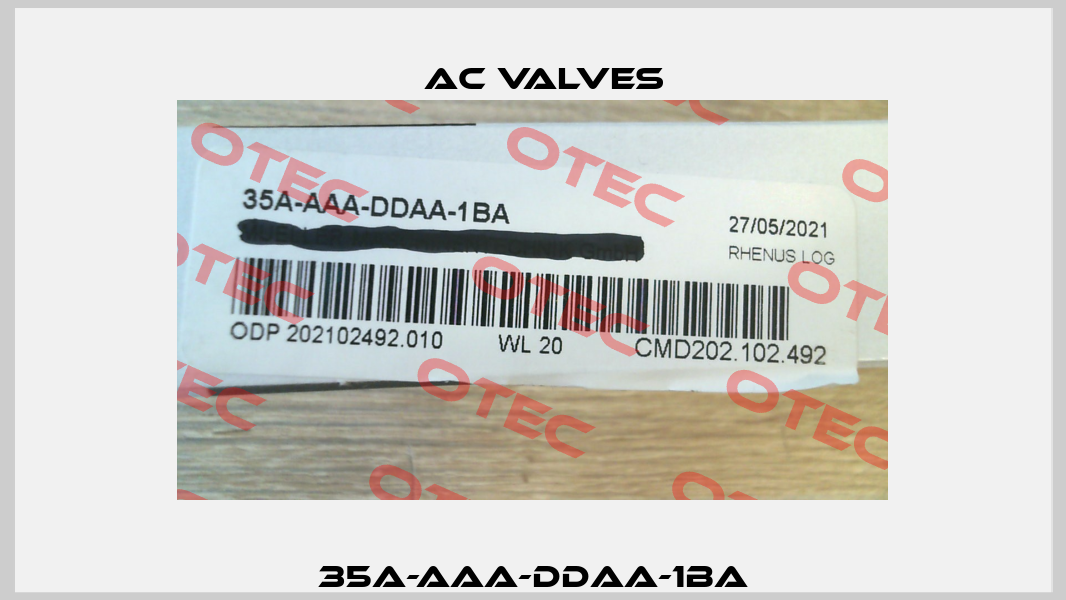 35A-AAA-DDAA-1BA МAC Valves