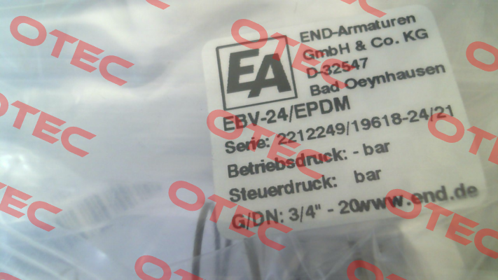 EBV-24/EPDM End Armaturen