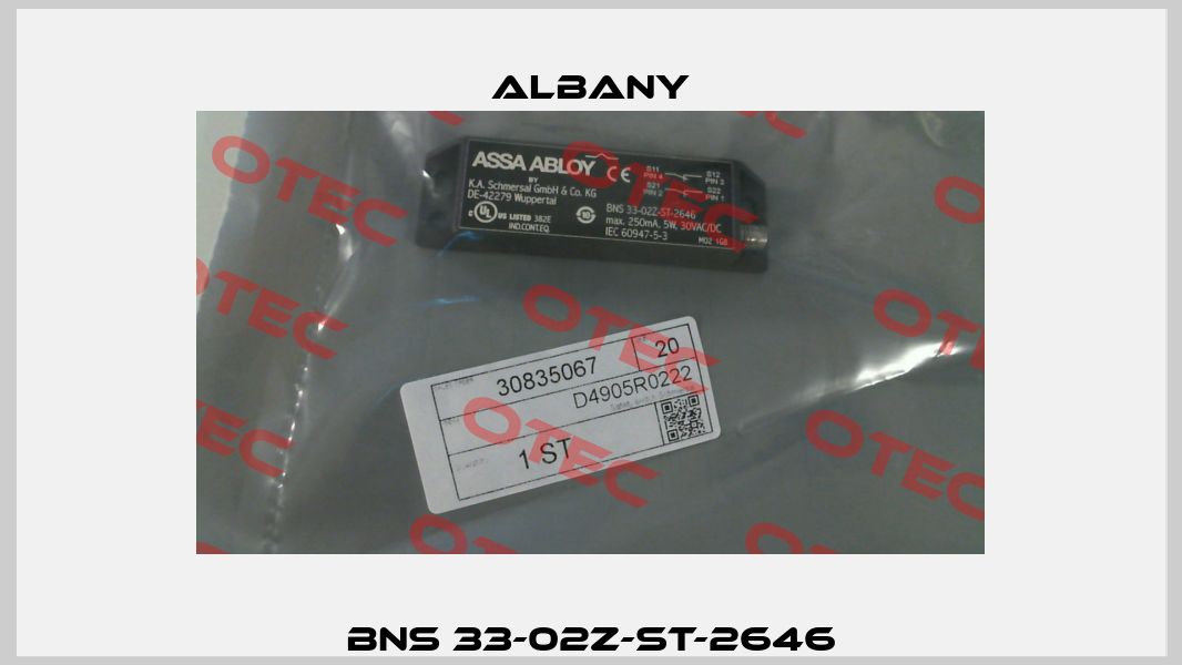 BNS 33-02z-ST-2646 Albany