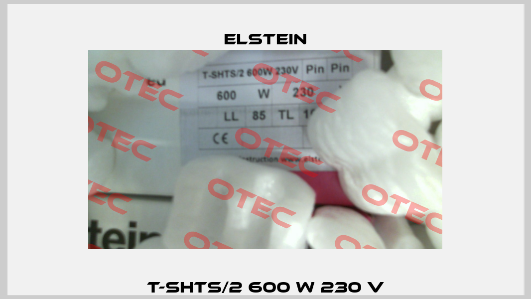 T-SHTS/2 600 W 230 V Elstein