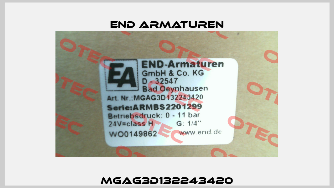 MGAG3D132243420 End Armaturen