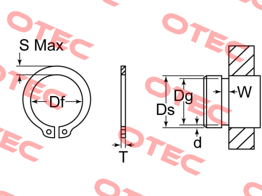 DSHR-025 Rotor Clip