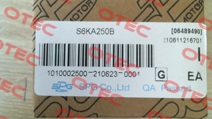 S6KA250B Spg Motor