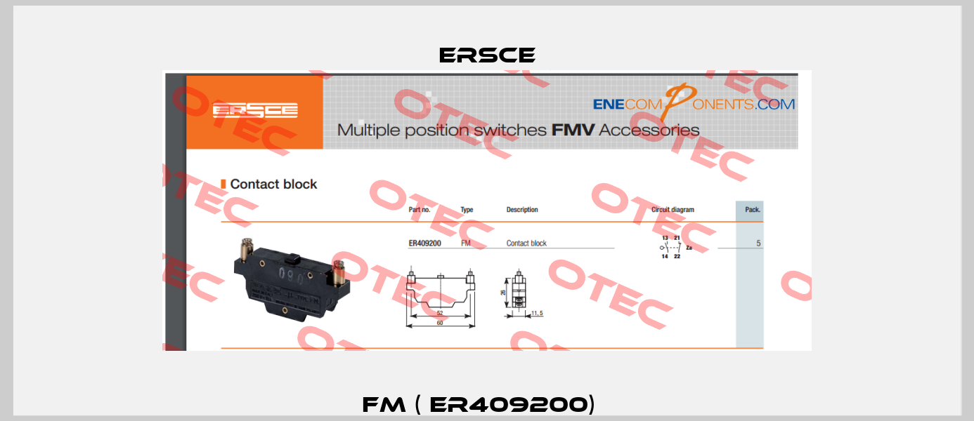 FM ( ER409200)   Ersce