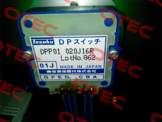 DPP01020J16R Lot. No 862  TOSOKU