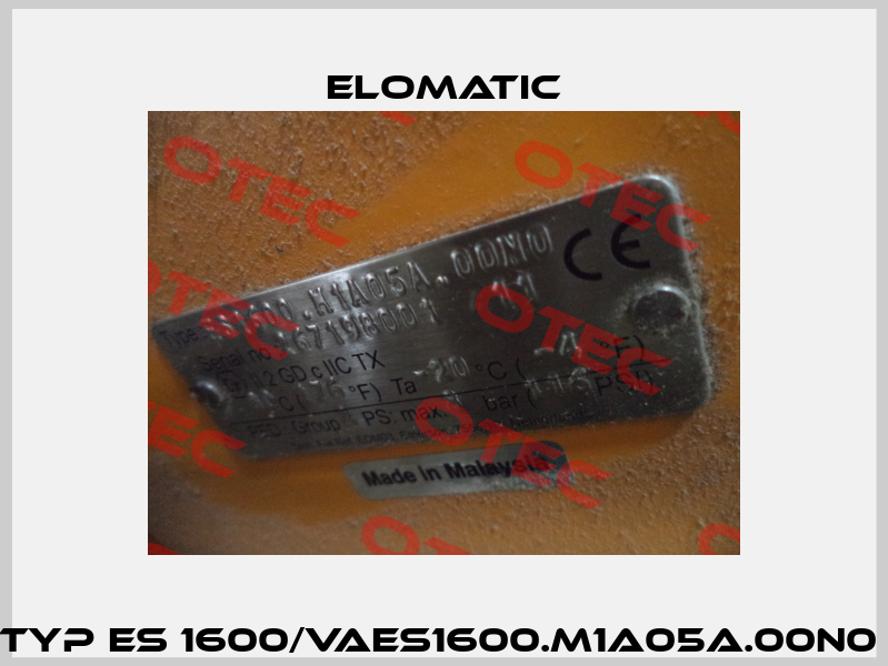 Typ ES 1600/VAES1600.M1A05A.00N0  Elomatic