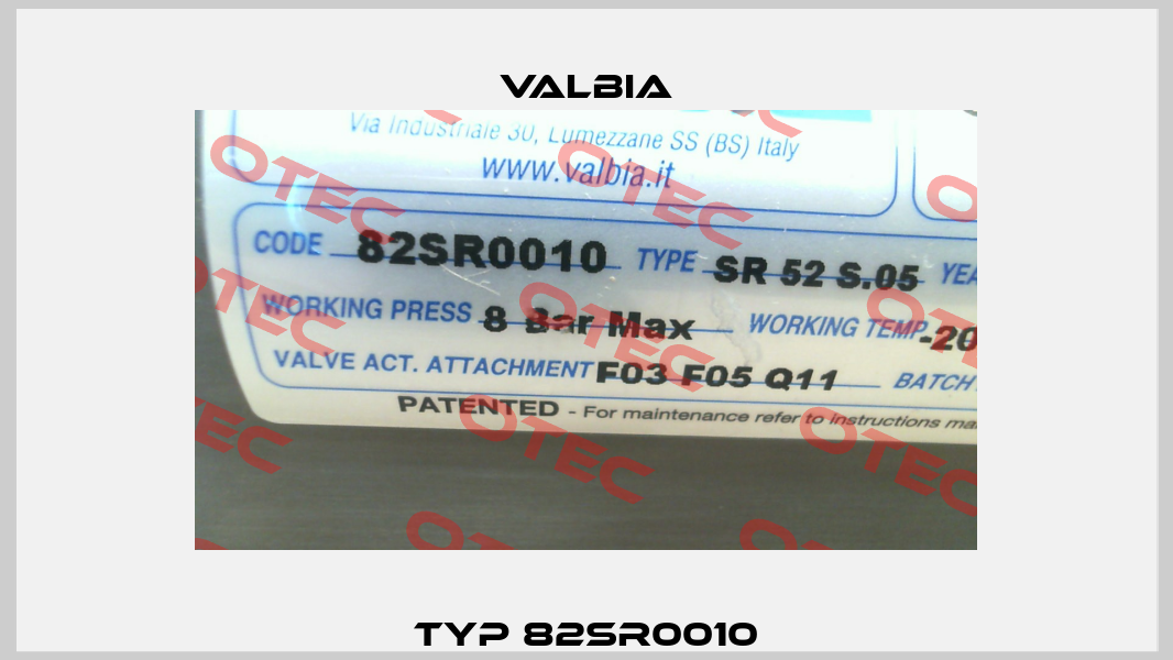 Typ 82SR0010 Valbia