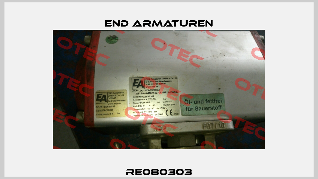 RE080303 End Armaturen