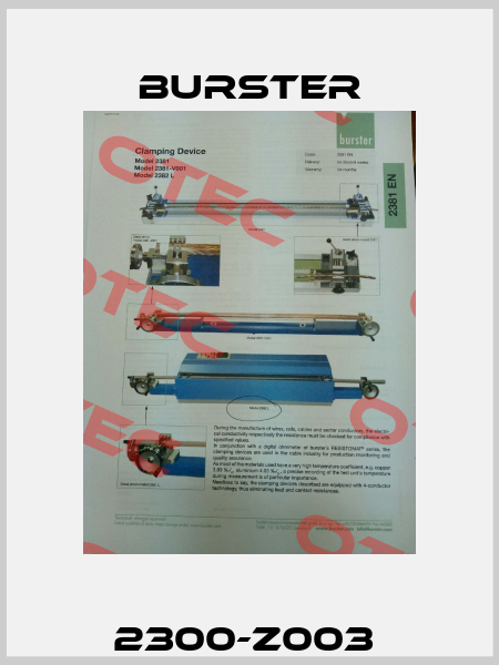 2300-Z003  Burster