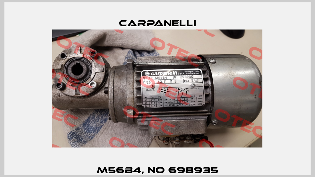 M56B4, No 698935 Carpanelli