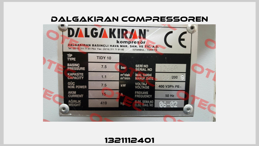 1321112401 DALGAKIRAN Compressoren