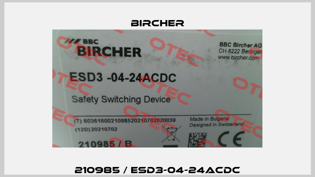 210985 / ESD3-04-24ACDC Bircher
