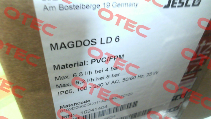 10241404  MAGDOS LD 6 PVC/FPM Jesco