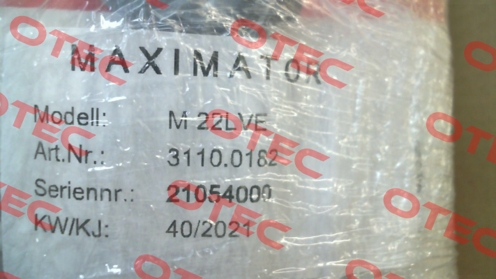 Type M22LVE; 3110.0182 Maximator