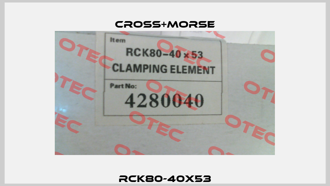 RCK80-40x53 Cross+Morse