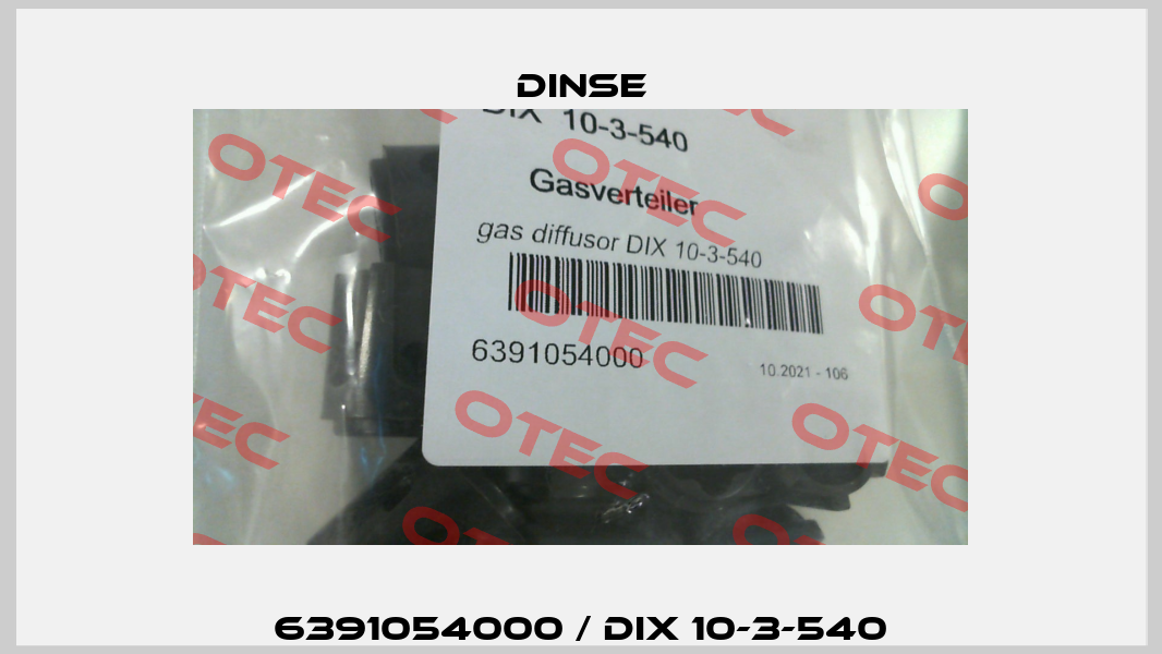 6391054000 / DIX 10-3-540 Dinse