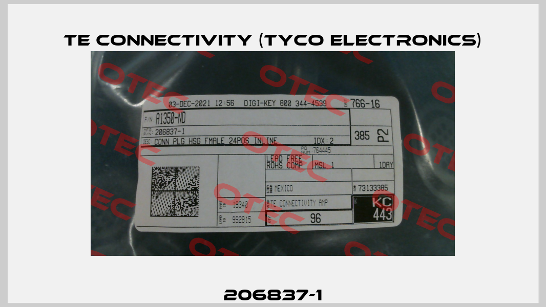 206837-1 TE Connectivity (Tyco Electronics)