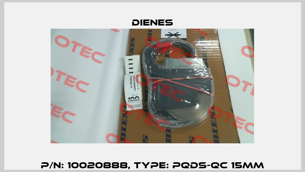 P/N: 10020888, Type: PQDS-QC 15mm Dienes