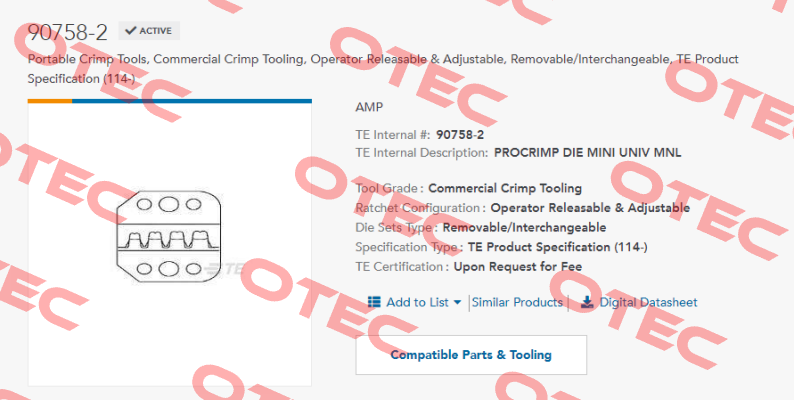 90758-2 TE Connectivity (Tyco Electronics)