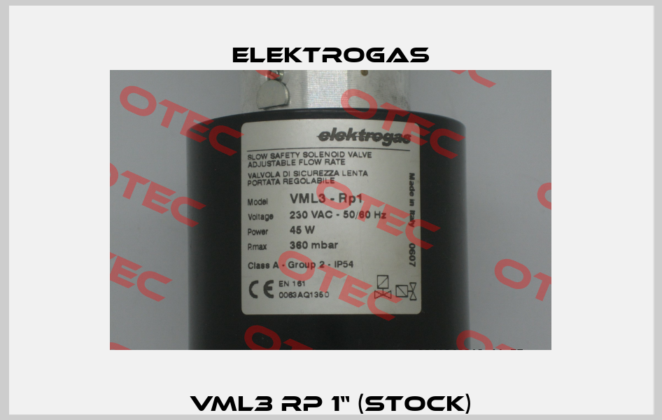 VML3 RP 1“ (stock) Elektrogas