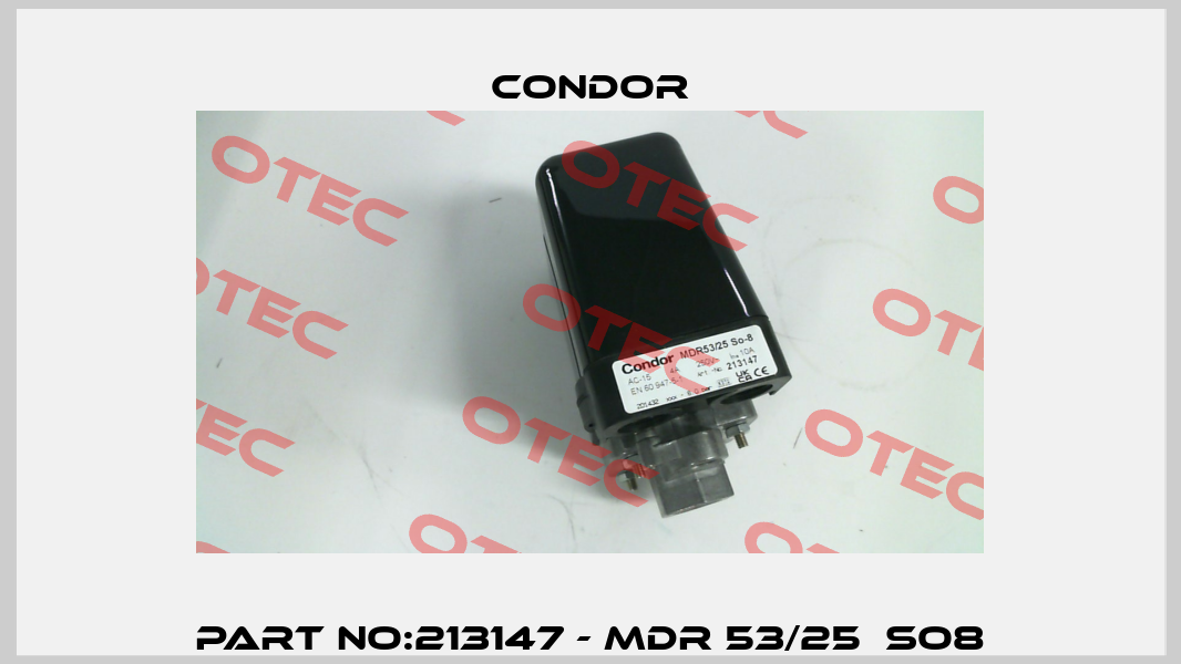 Part No:213147 - MDR 53/25  SO8 Condor