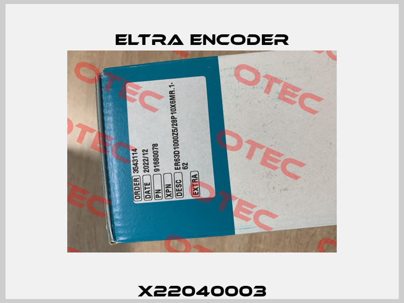 X22040003 Eltra Encoder